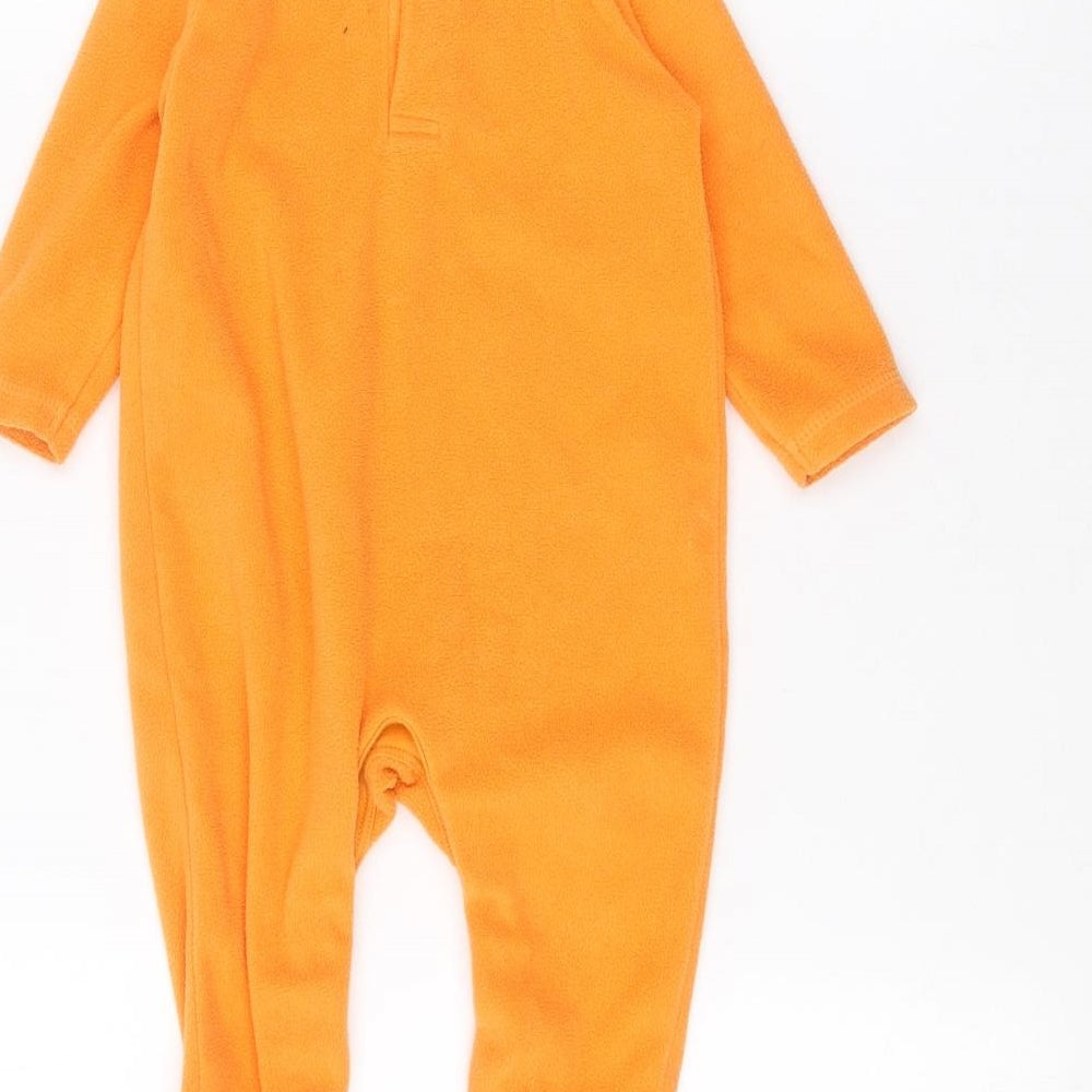 George Baby Orange   Coverall One-Piece Size 3-6 Months