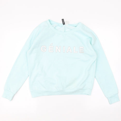 H&M Womens Blue   Pullover Jumper Size M