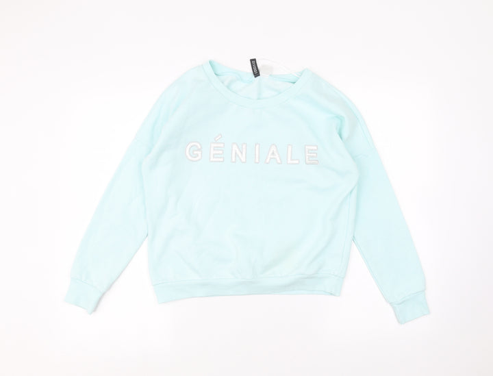 H&M Womens Blue Pullover Jumper Size M