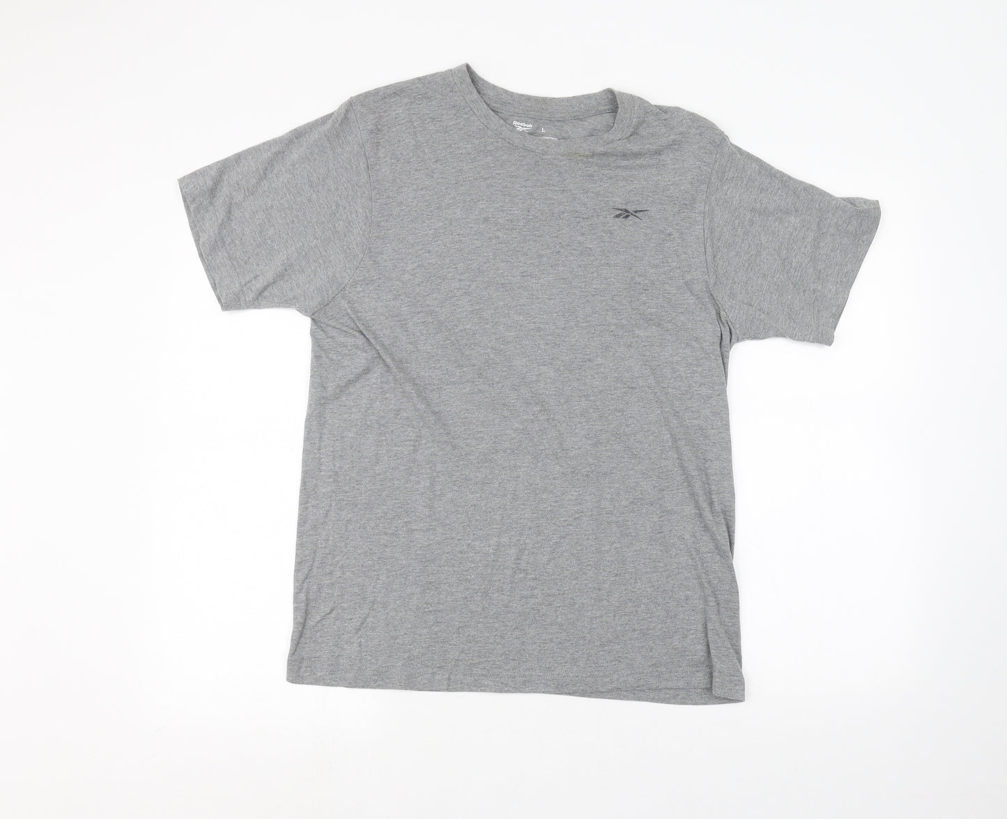 Reebok Mens Grey    T-Shirt Size L