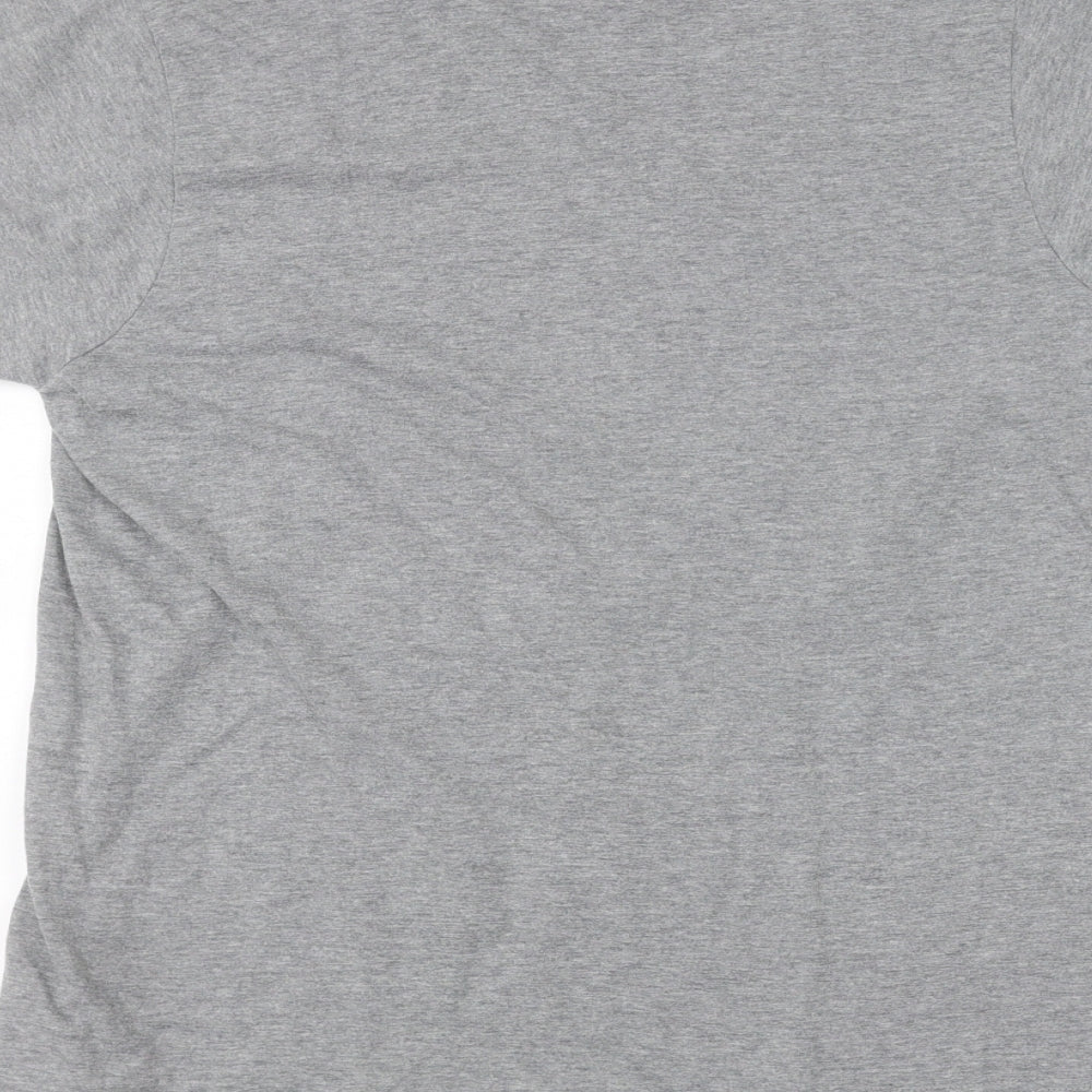 Reebok Mens Grey    T-Shirt Size L