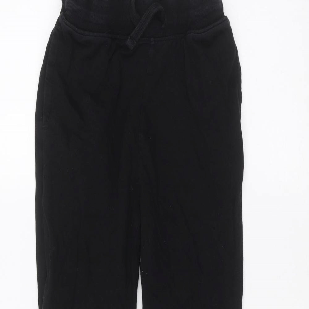 H&M Girls Black   Sweatpants Trousers Size 9-10 Years