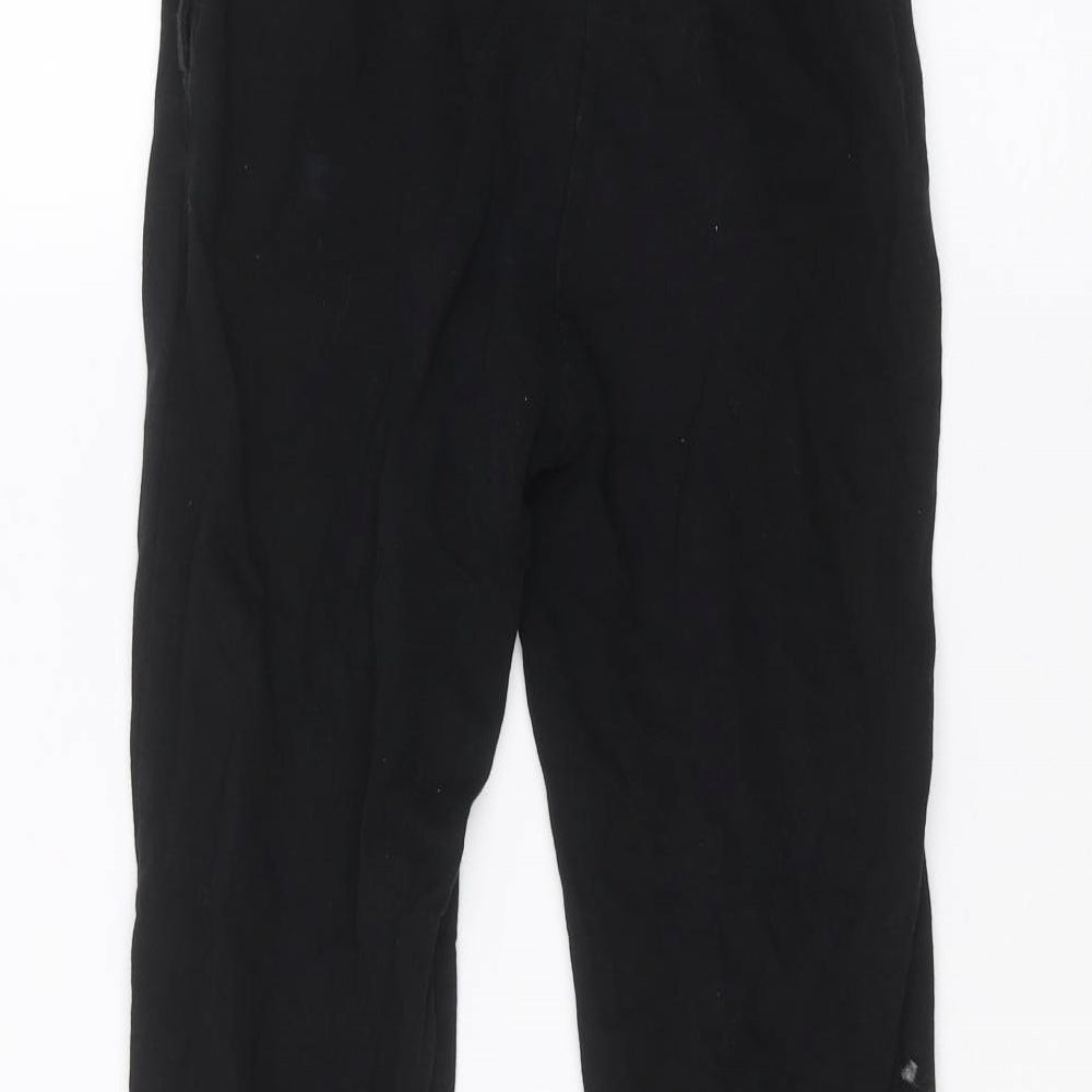 H&M Girls Black   Sweatpants Trousers Size 9-10 Years