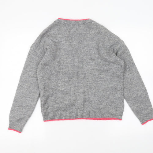 Primark Womens Grey   Pullover Jumper Size M