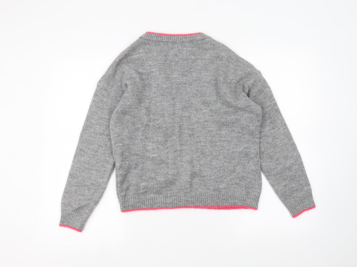 Primark Womens Grey   Pullover Jumper Size M