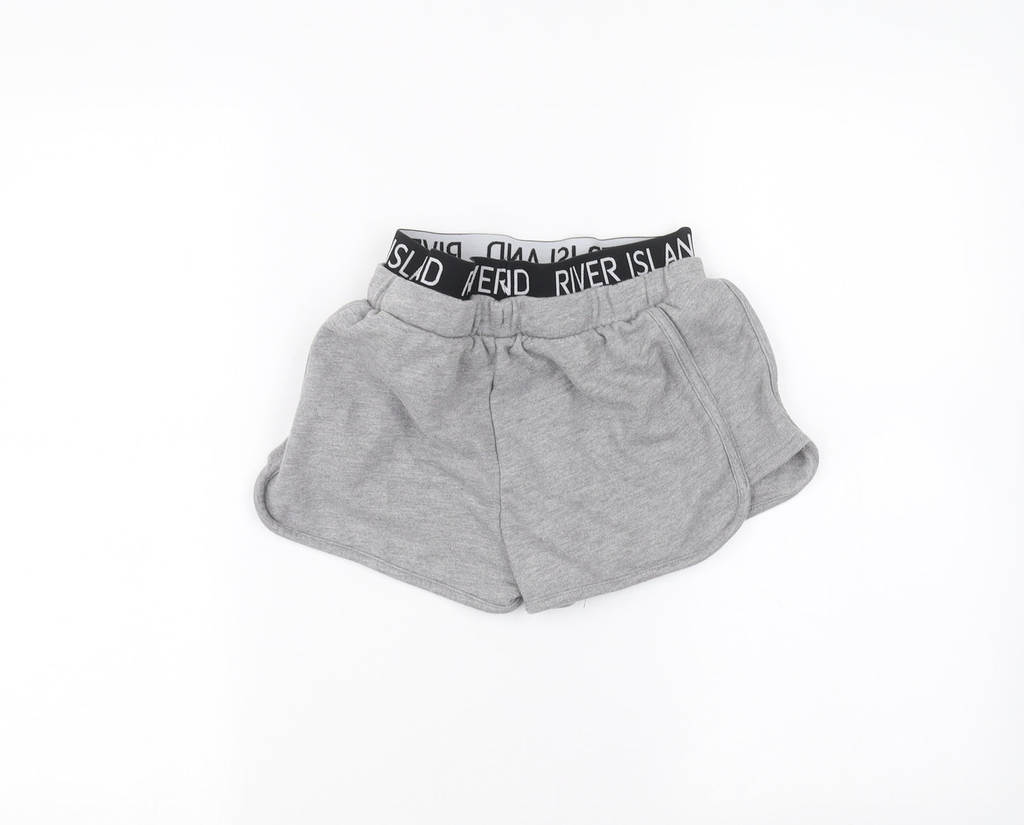 River Island Girls Grey   Sweat Shorts Size 9-10 Years