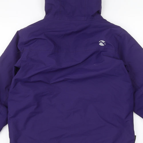 Gelert Girls Purple   Parka Coat Size 9-10 Years