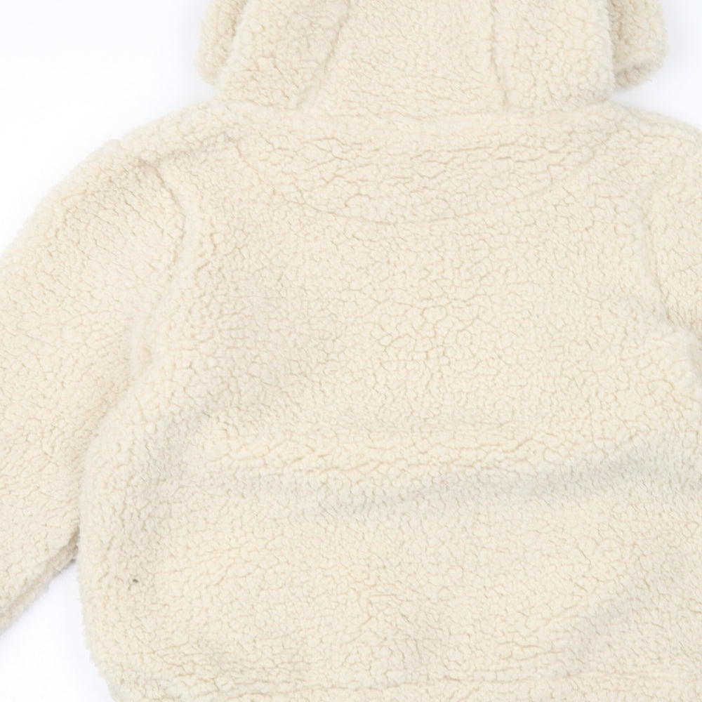 John Lewis Girls Beige   Parka Coat Size 8 Years
