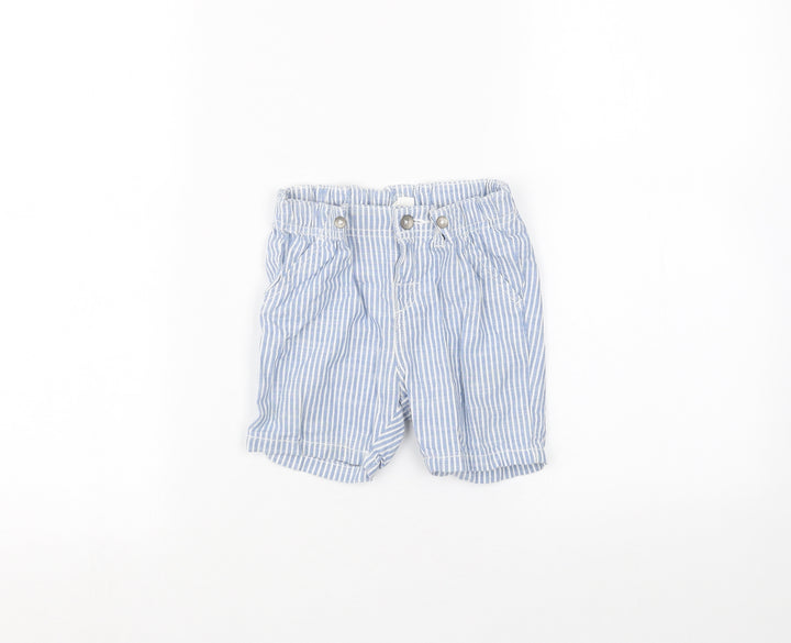 H&M Baby White Striped  Cropped Trousers Size 9-12 Months