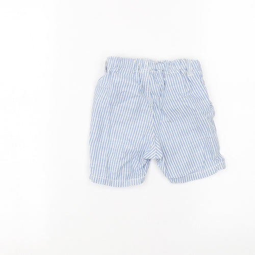 H&M Baby White Striped  Cropped Trousers Size 9-12 Months