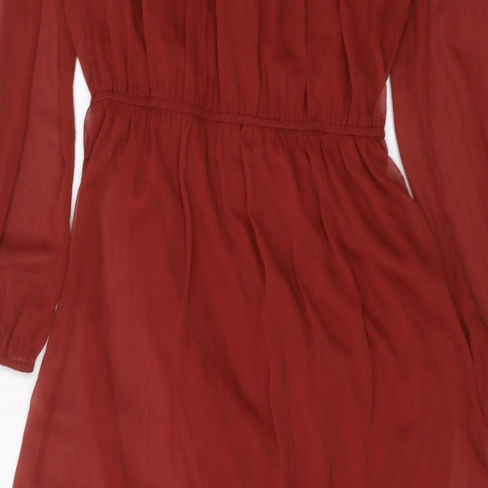 First and I Womens Red   A-Line  Size S