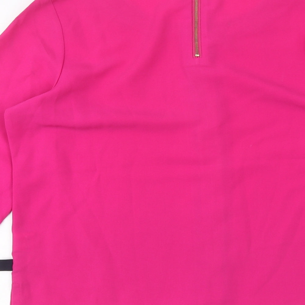 Preworn Womens Pink   Basic T-Shirt Size 10