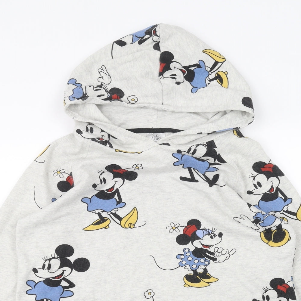 Disney Womens White   Pullover Hoodie Size L