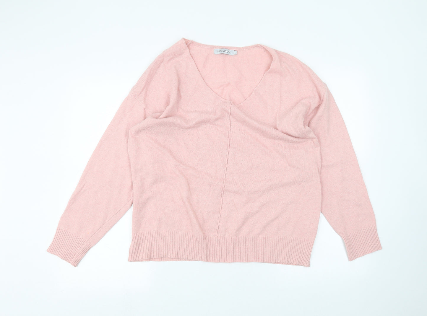 MissLook Womens Pink   Pullover Jumper Size L