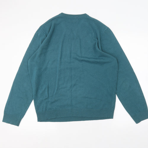 M&Co Mens Blue   Pullover Jumper Size M