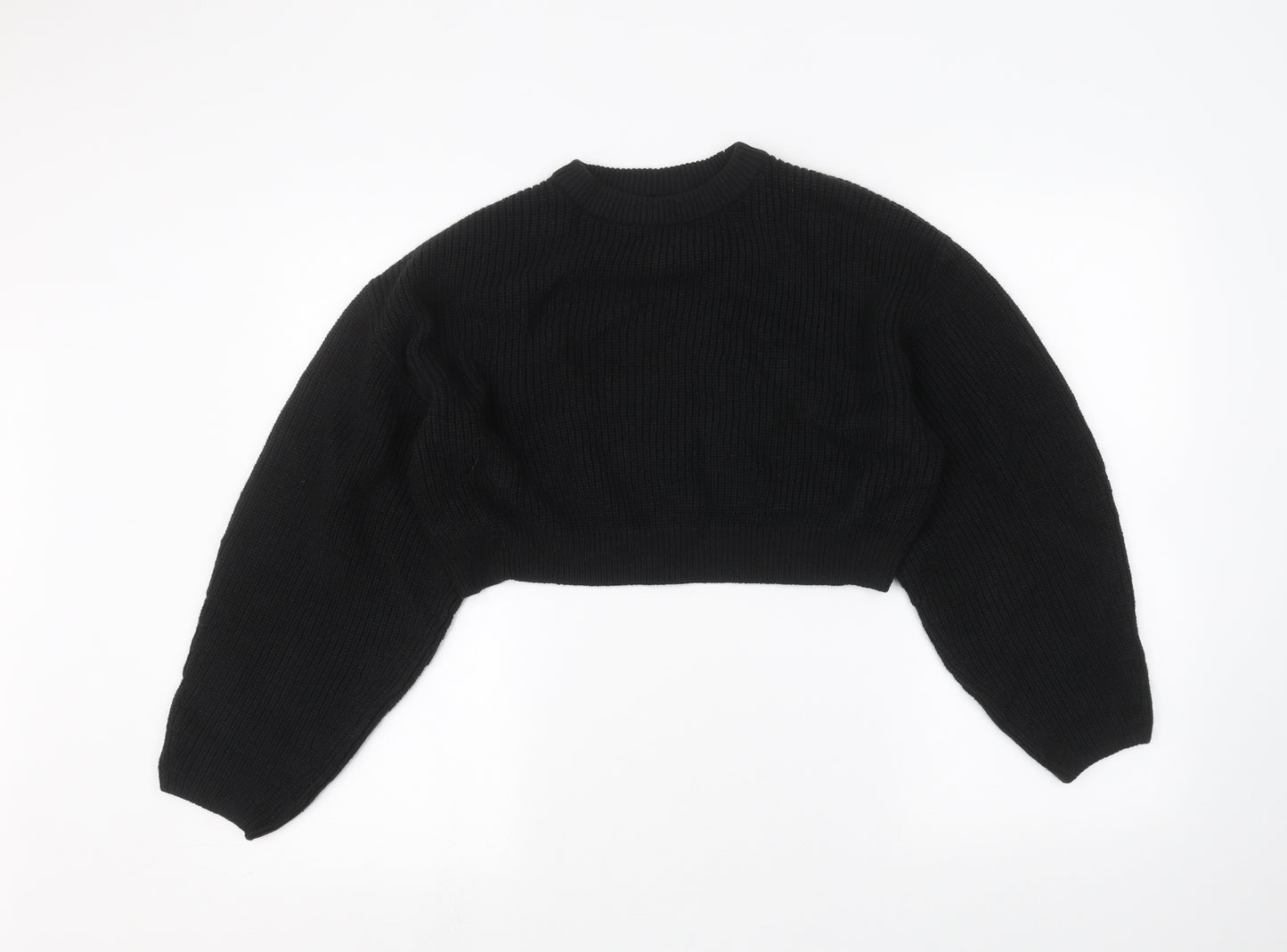 H&M Womens Black   Pullover Jumper Size S