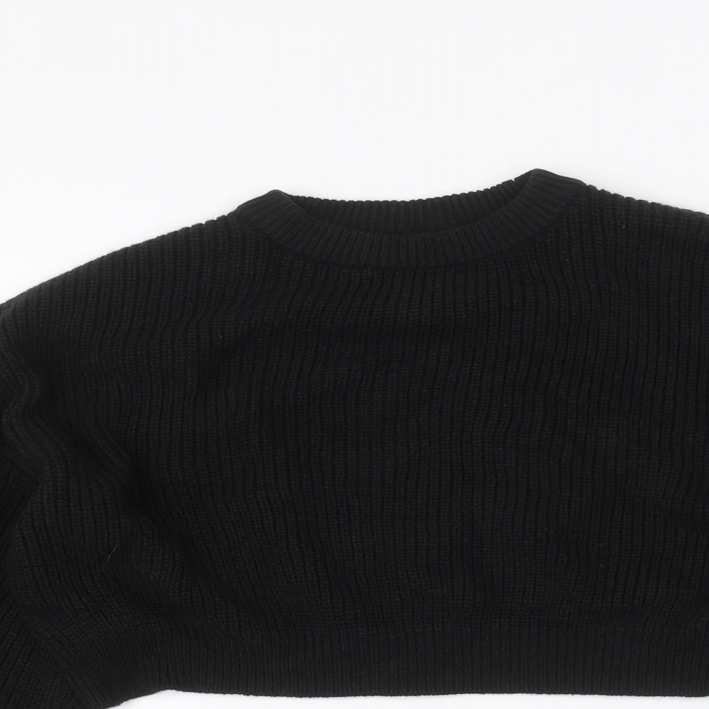 H&M Womens Black   Pullover Jumper Size S