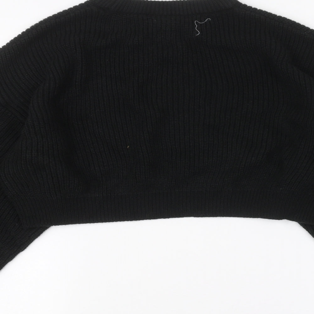 H&M Womens Black   Pullover Jumper Size S