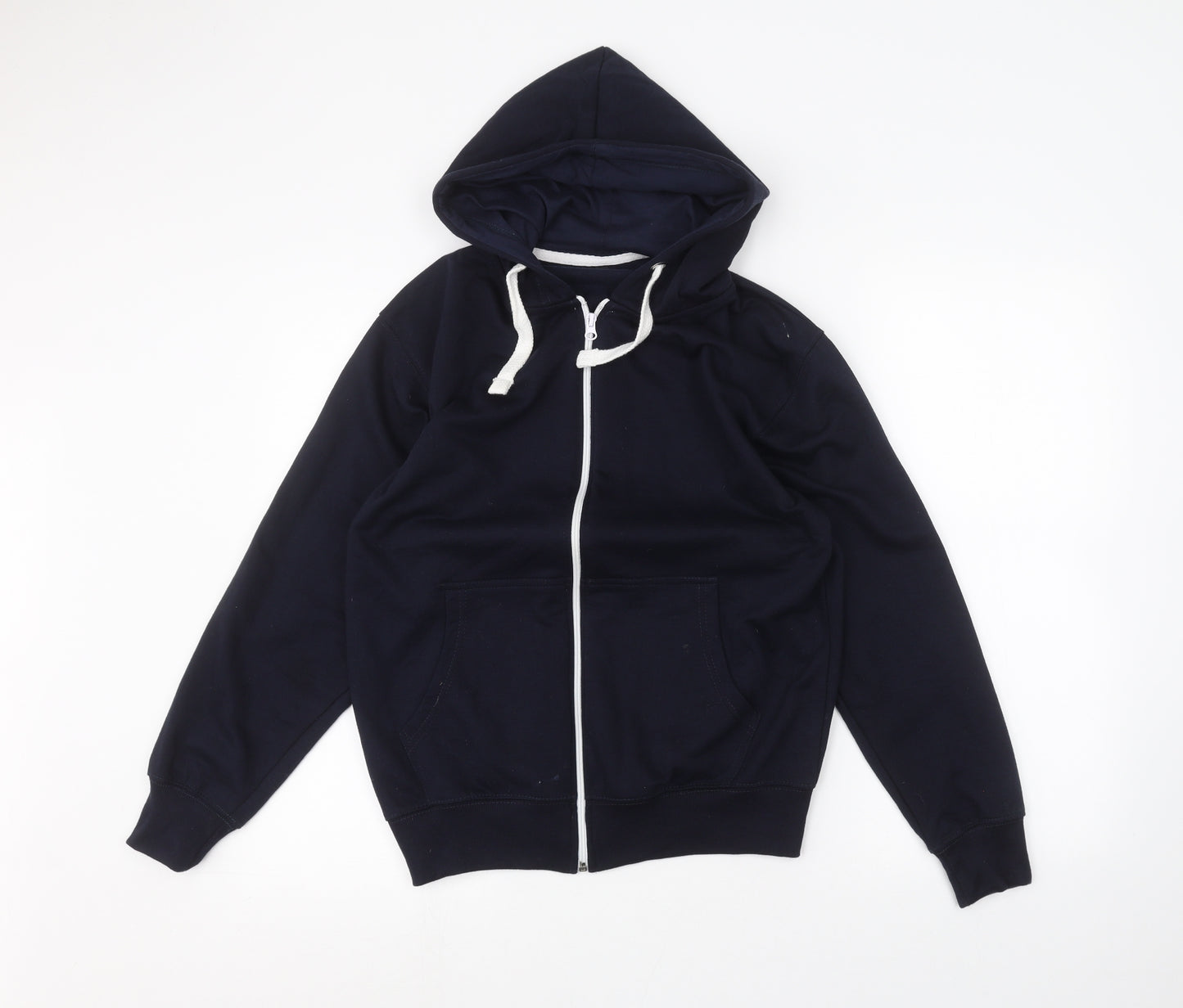 Preworn Womens Blue   Full Zip Hoodie Size L  - TIKTOK