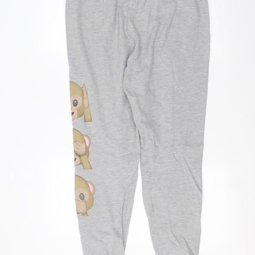 Preworn Womens Grey   Sweatpants Trousers Size 14 L28 in