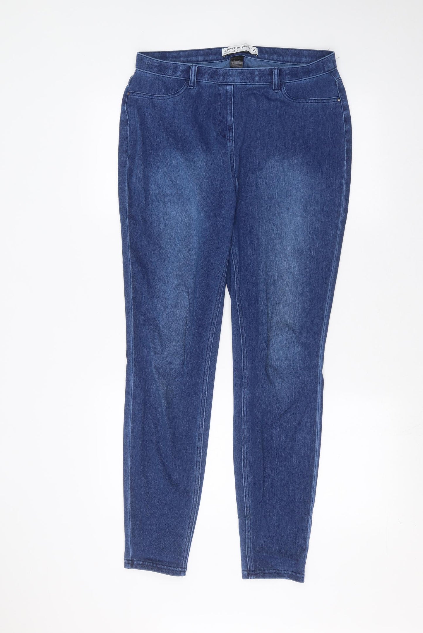 NEXT Womens Blue  Denim Jegging Jeans Size 14 L27 in