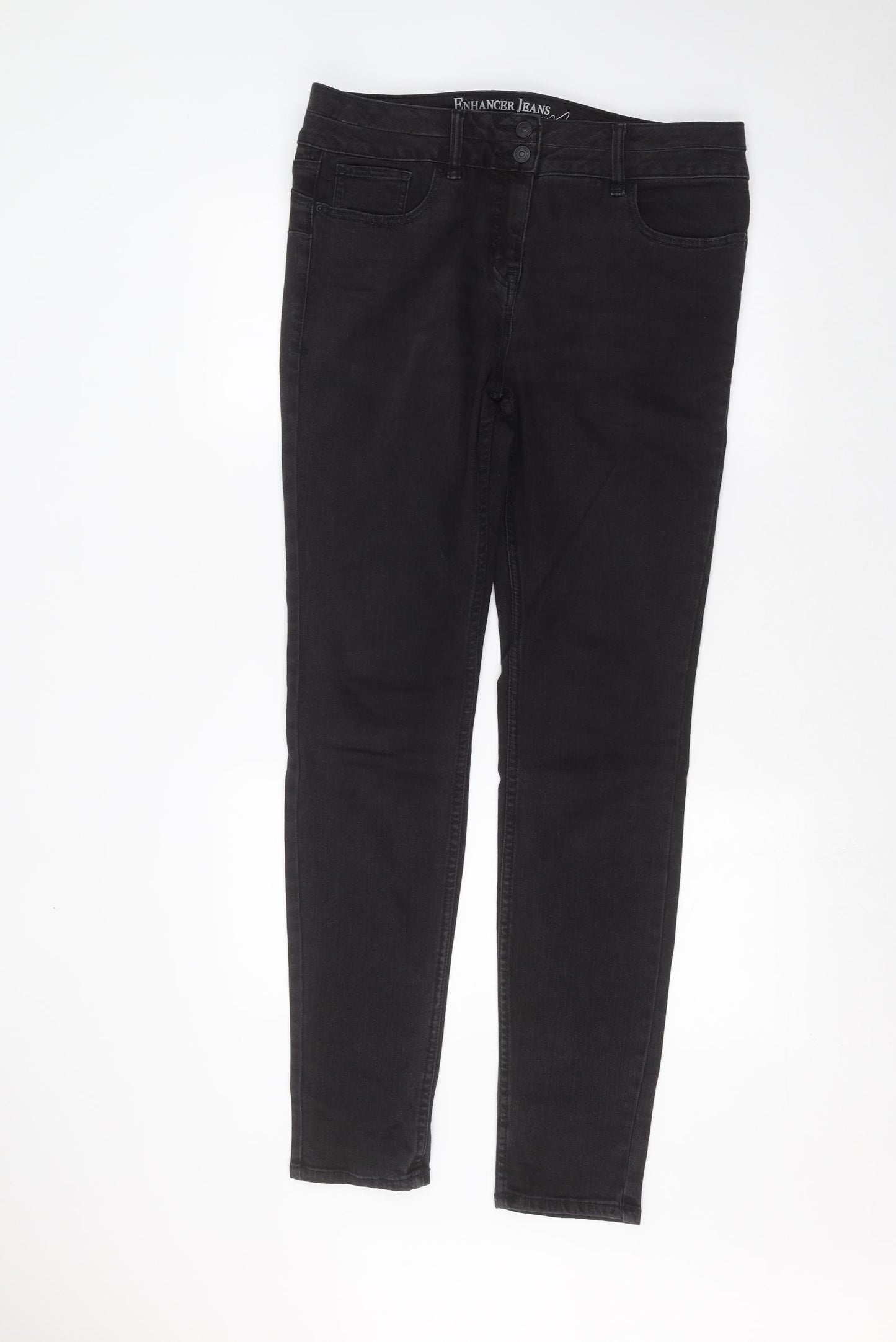 NEXT Womens Black   Skinny Jeans Size 14 L31 in