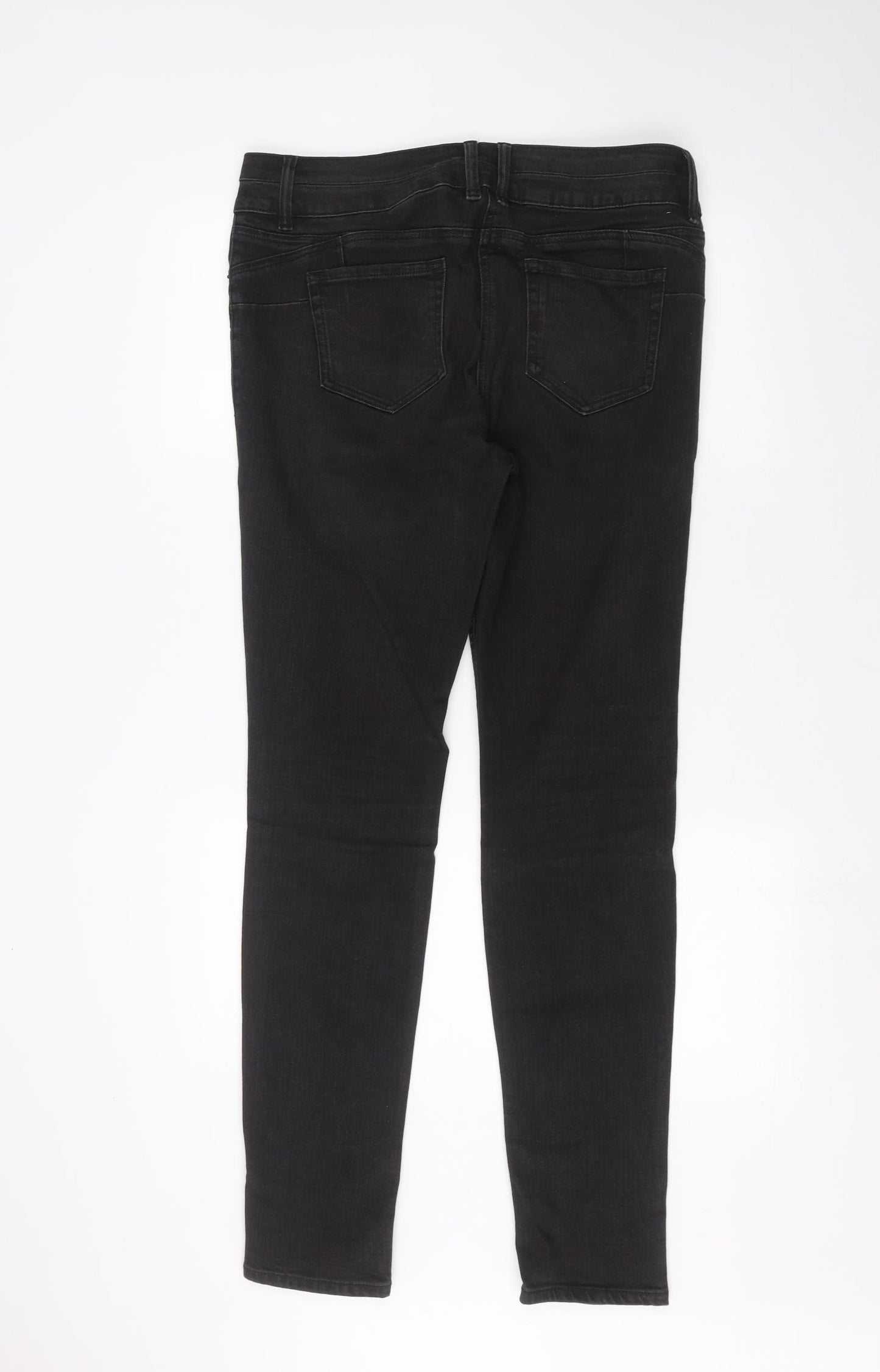 NEXT Womens Black   Skinny Jeans Size 14 L31 in