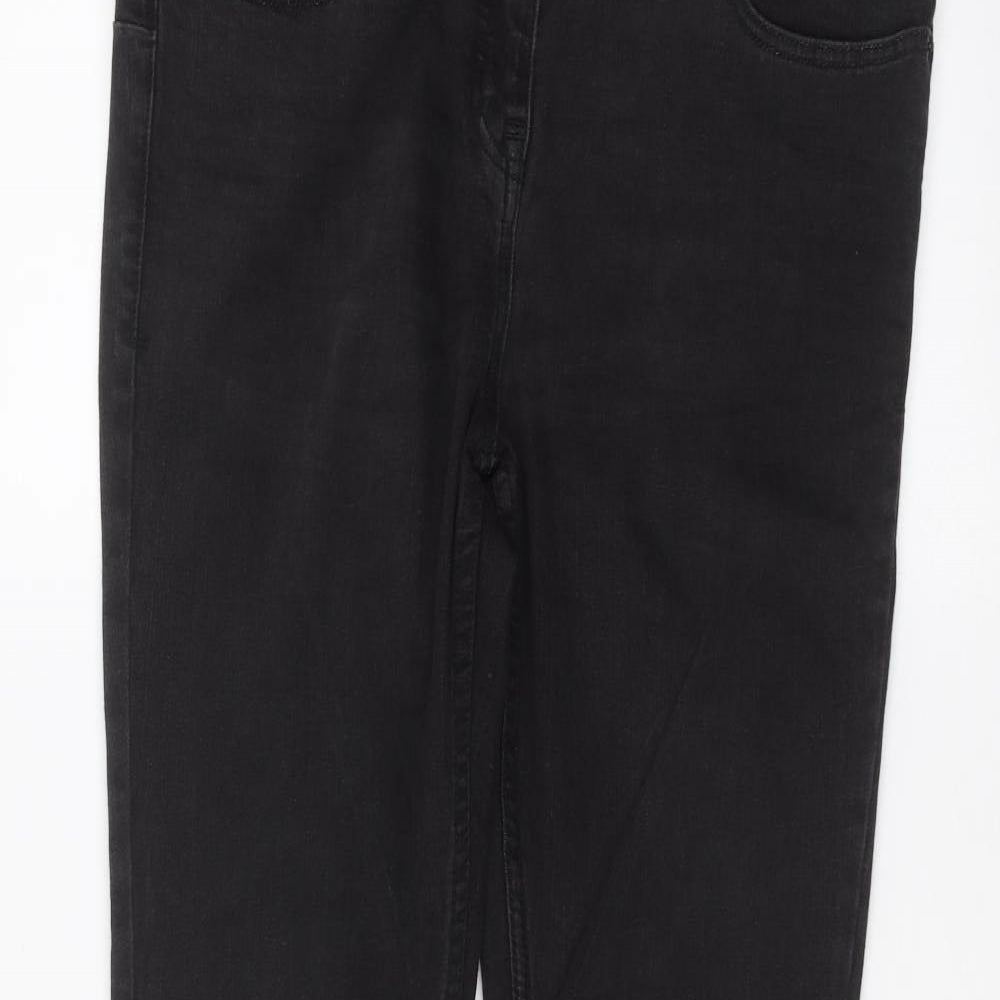 NEXT Womens Black   Skinny Jeans Size 14 L31 in