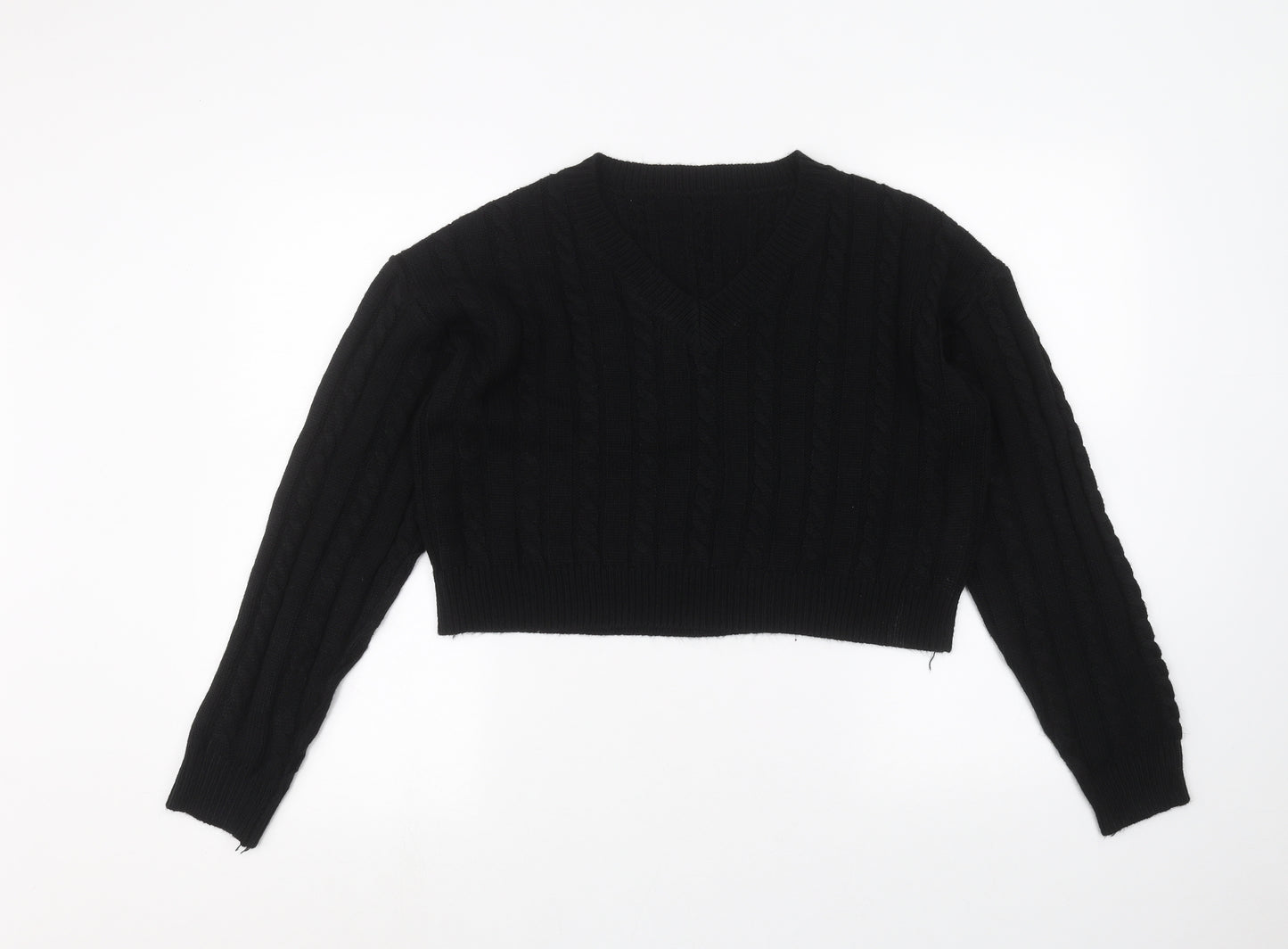 SheIn Womens Black   Pullover Jumper Size S