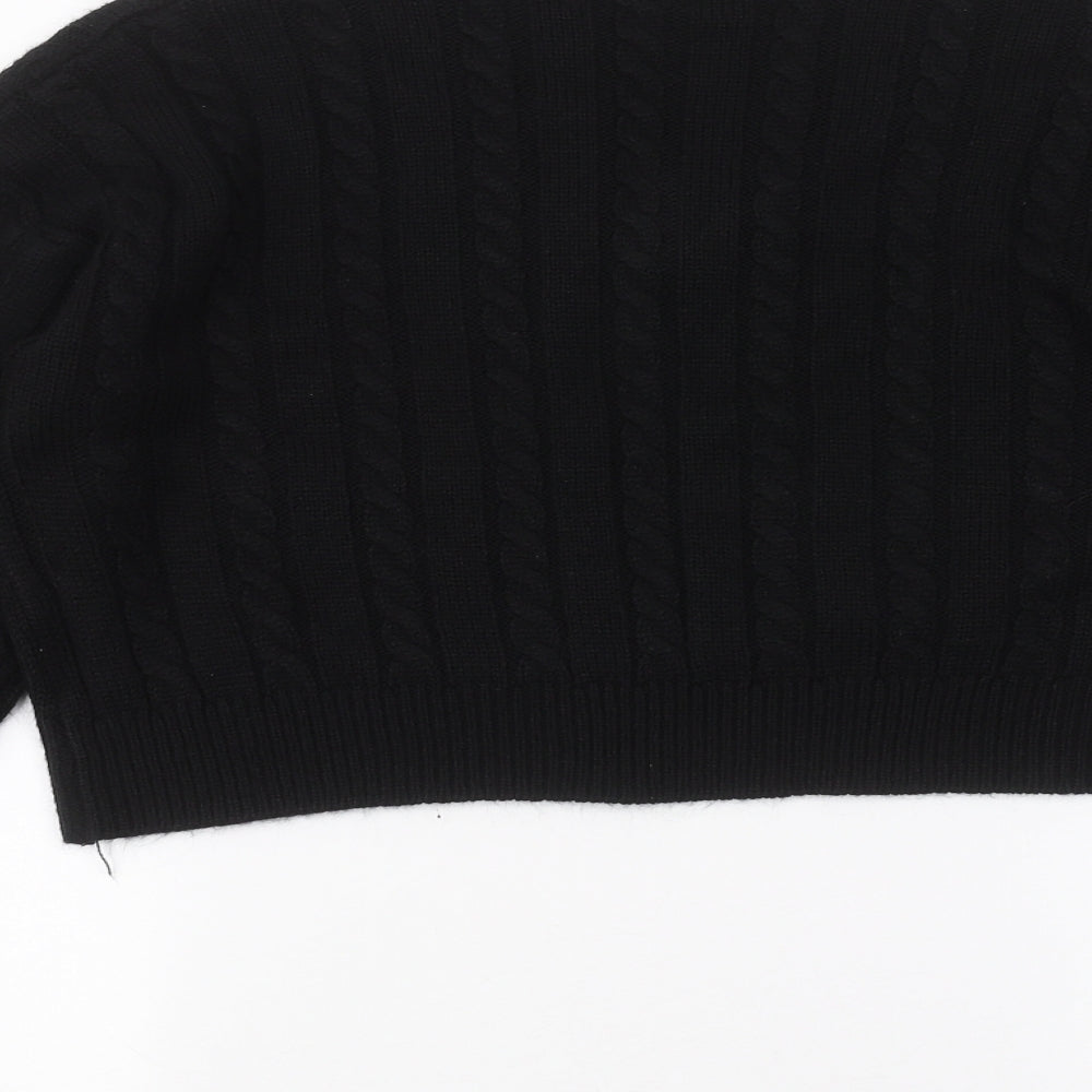 SheIn Womens Black   Pullover Jumper Size S