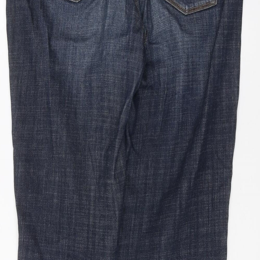NEXT Womens Blue  Denim Straight Jeans Size 14 L30 in