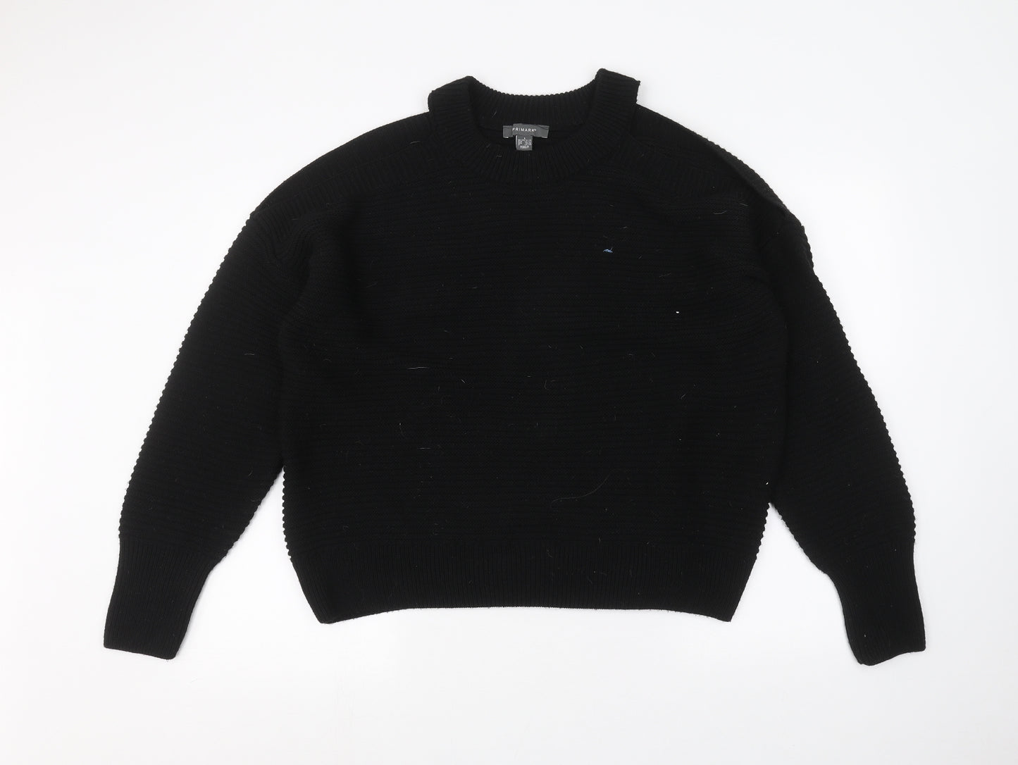 Primark Womens Black   Pullover Jumper Size L