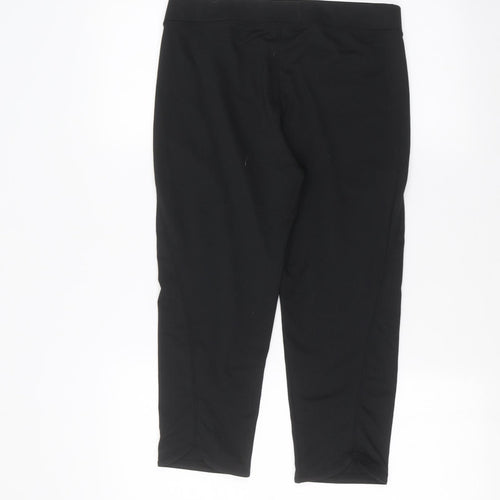 H&M Womens Black   Cropped Leggings Size M L20 in
