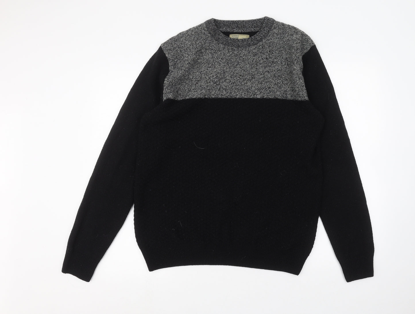 NEXT Mens Black   Pullover Jumper Size L