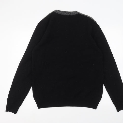 NEXT Mens Black   Pullover Jumper Size L