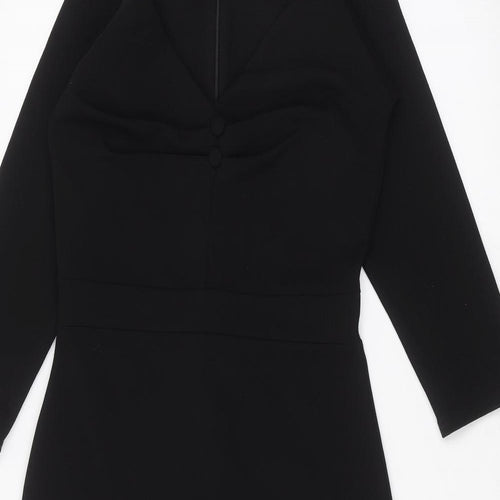 Pretty Kitty Fashion Womens Black   Pencil Dress  Size 10