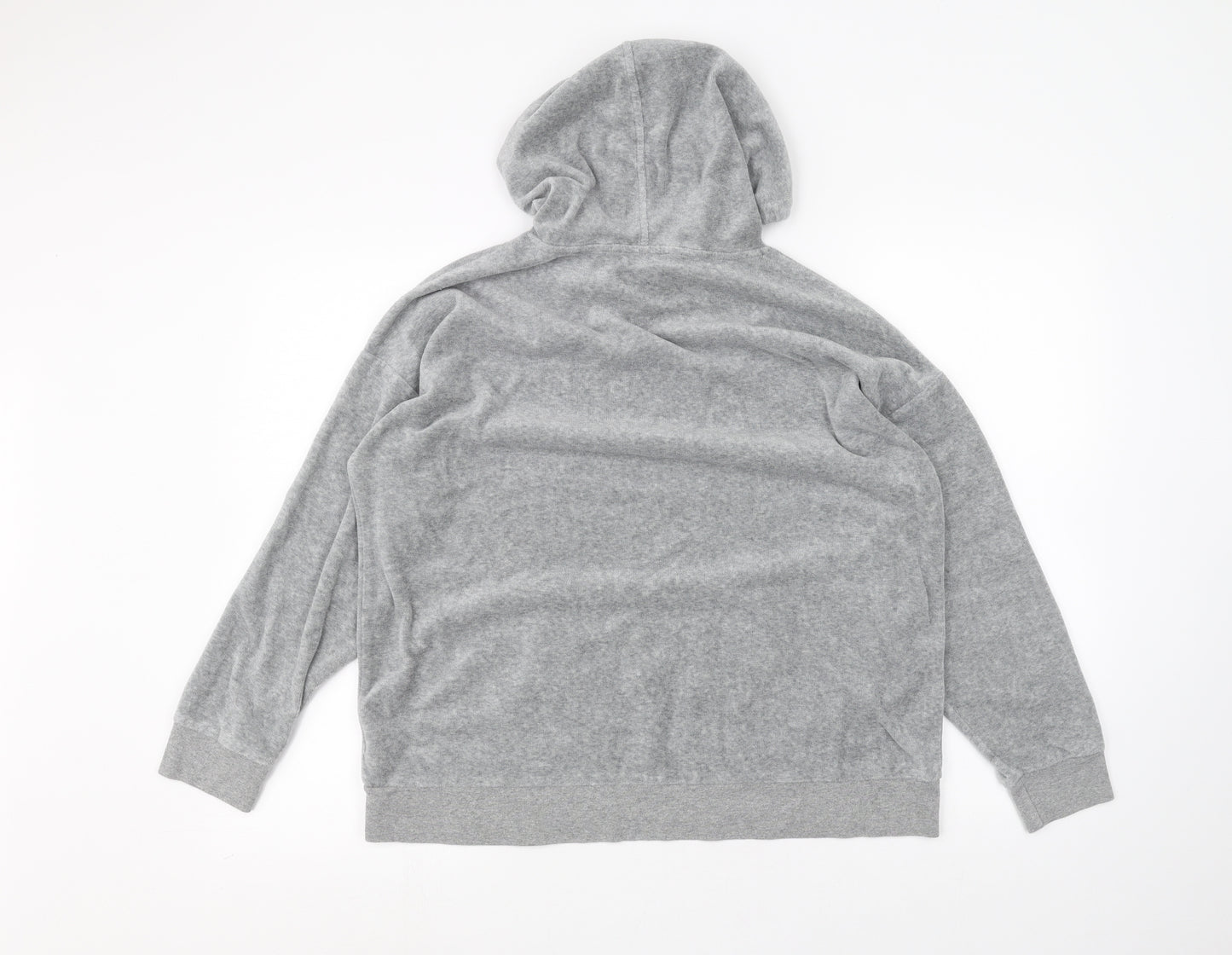 Papaya Womens Grey   Pullover Hoodie Size L