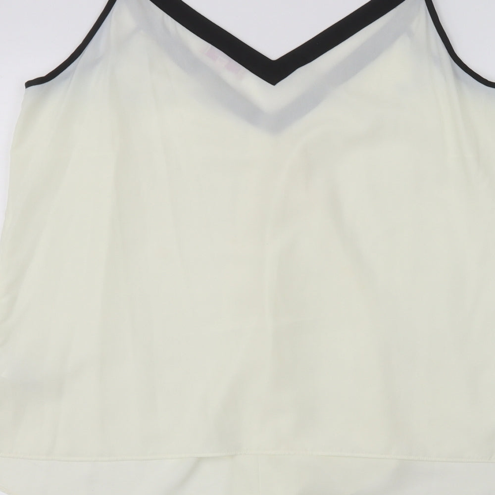 Per Una Womens White   Basic Blouse Size 16