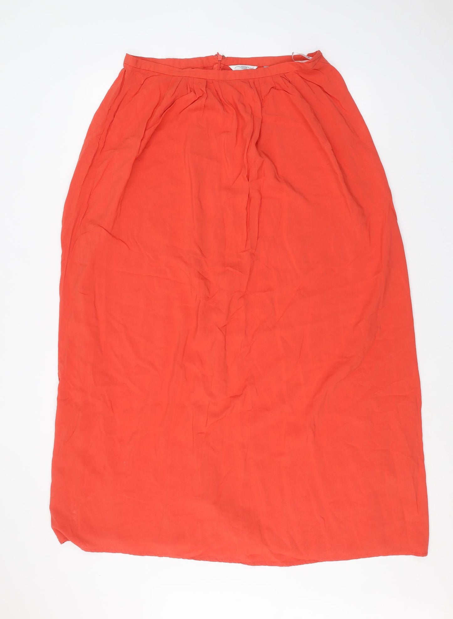 New Look Womens Orange   A-Line Skirt Size 16