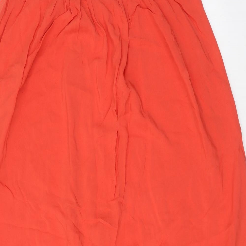 New Look Womens Orange   A-Line Skirt Size 16