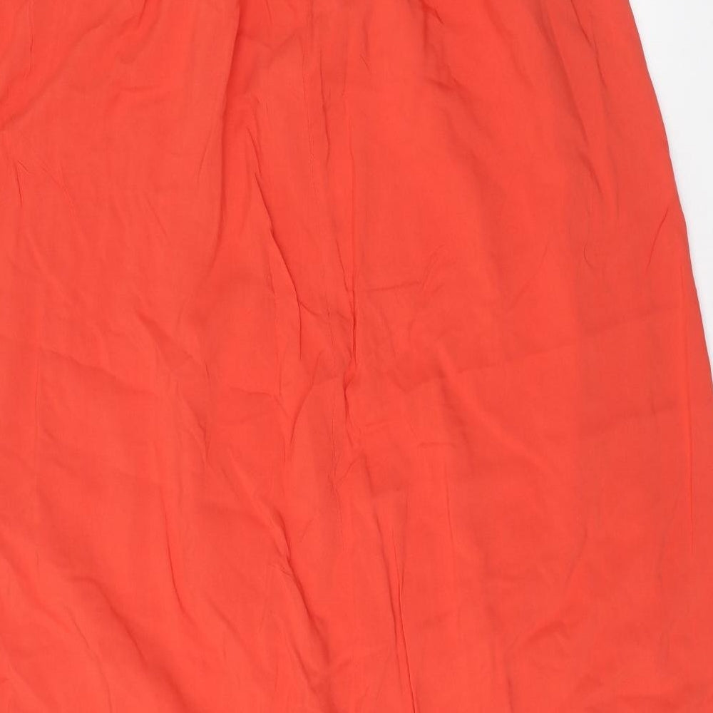 New Look Womens Orange   A-Line Skirt Size 16