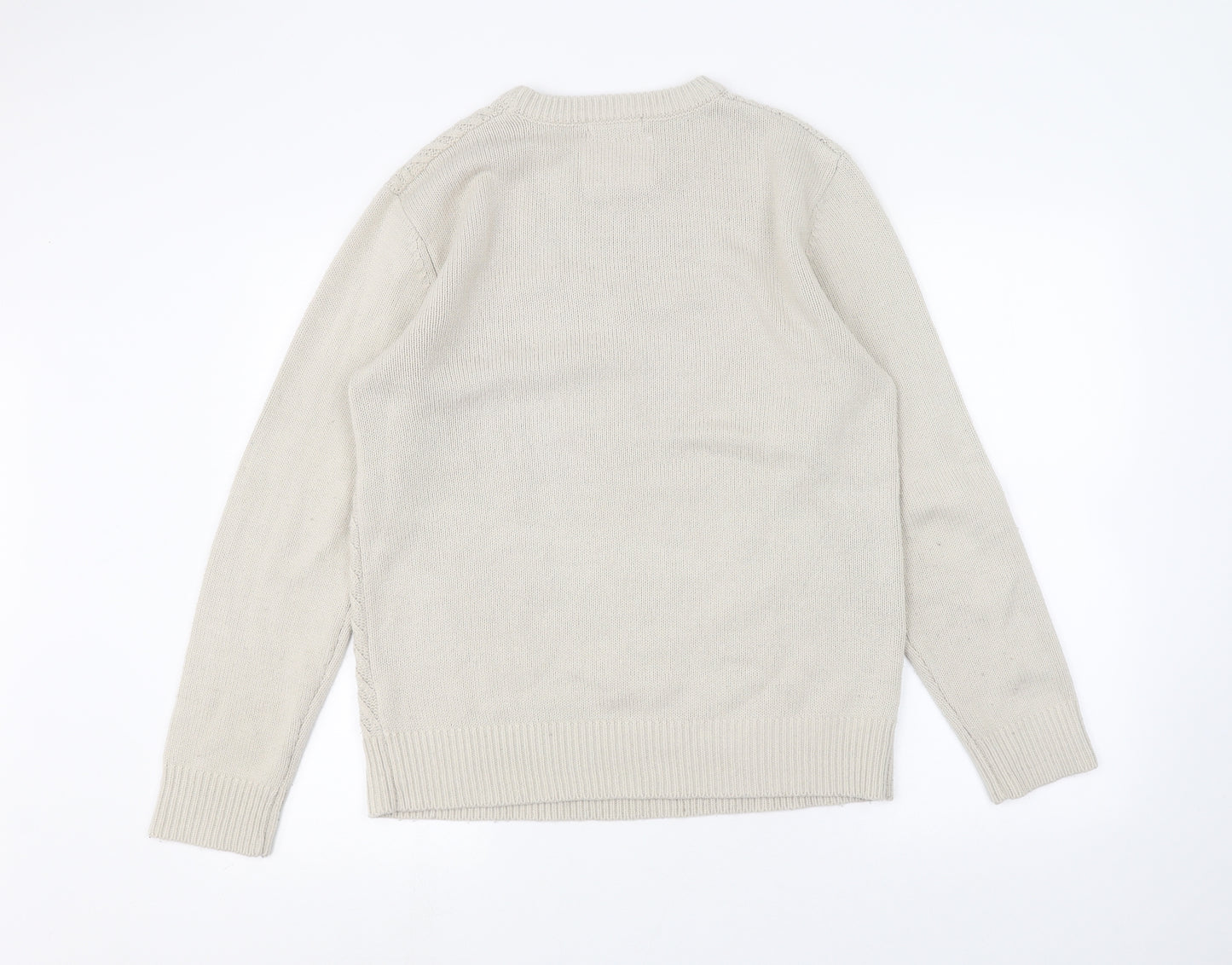 Astradivarius Mens Beige   Pullover Jumper Size S