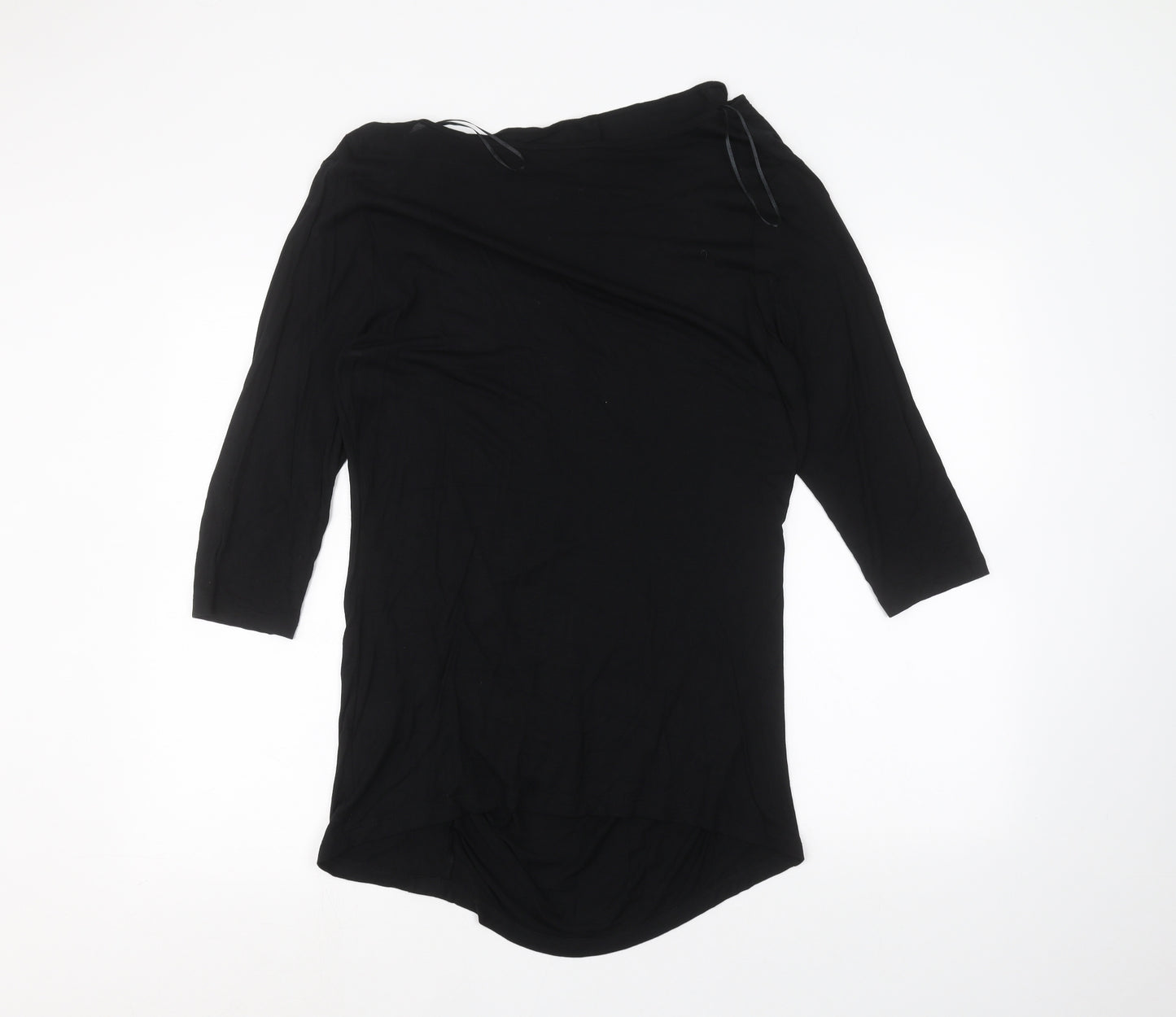 Papaya Womens Black   Basic T-Shirt Size 16