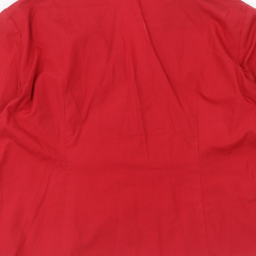 Autonomy Womens Red   Basic Button-Up Size 18