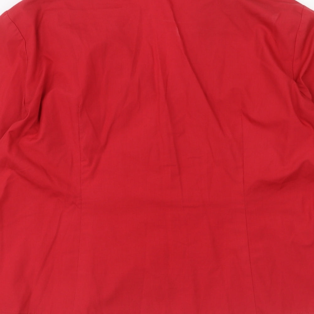 Autonomy Womens Red   Basic Button-Up Size 18