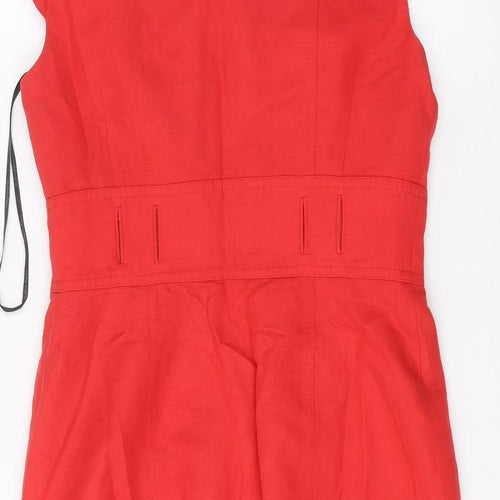 Calvin Klein Womens Red   Pencil Dress  Size 10