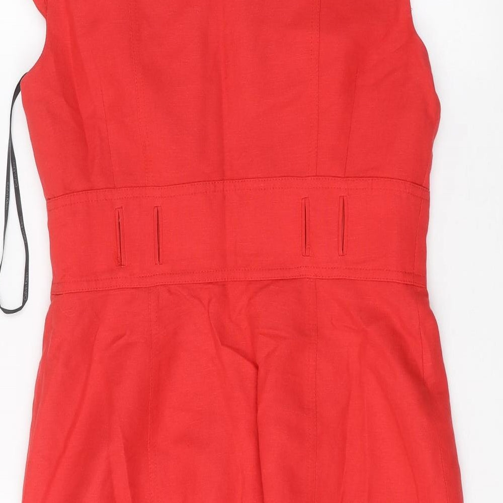 Calvin Klein Womens Red   Pencil Dress  Size 10