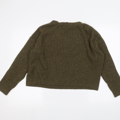New Look Womens Green   Pullover Jumper Size S