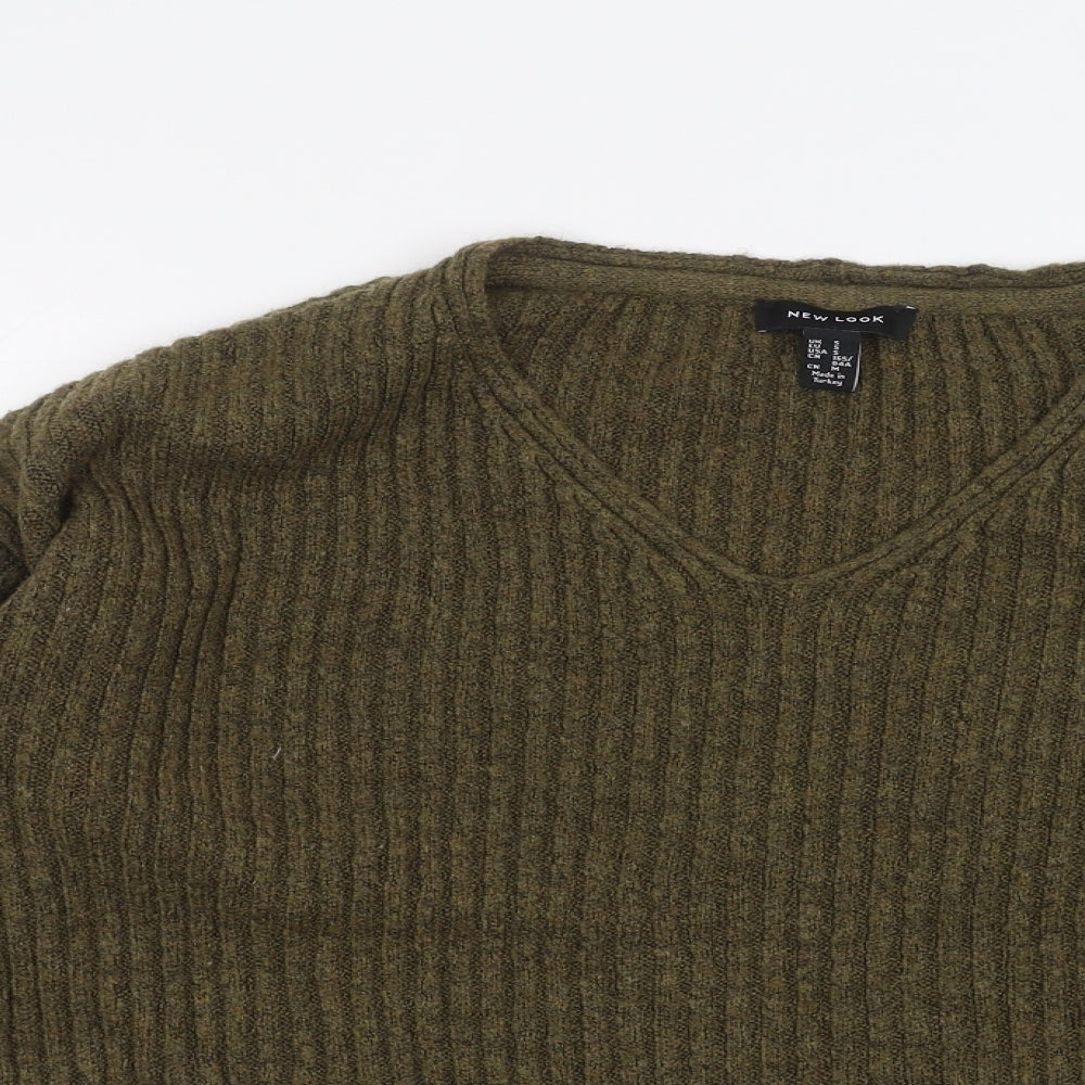 New Look Womens Green   Pullover Jumper Size S