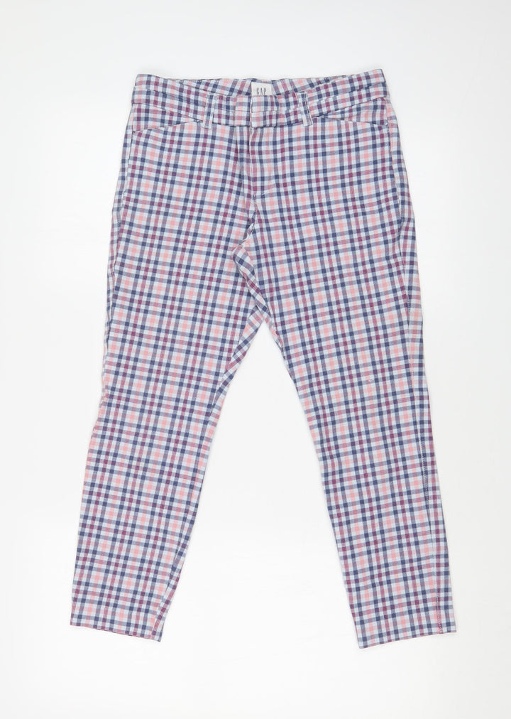 Gap Womens Multicoloured Check  Skinny Jeans Size 28 in L23 in